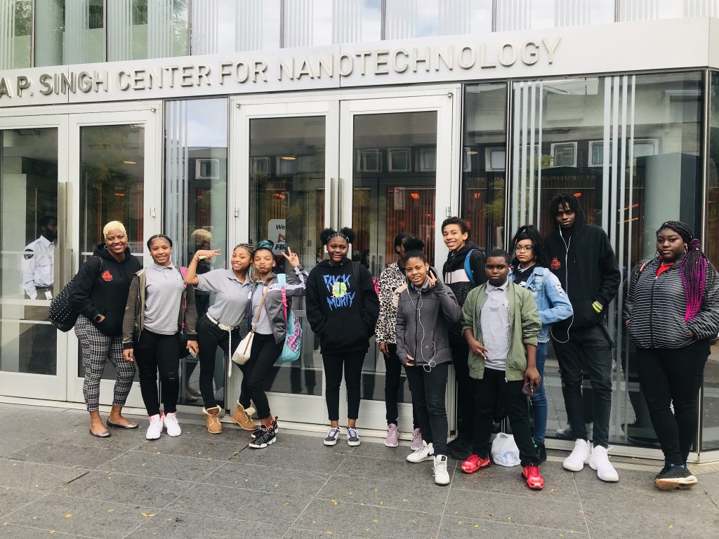 A group of students, including members of the Robotics team, attended the 2019 Philly Robotics Expo, held on October 10 at the Singh Nanotechnology Center at the University of Pennsylvania.
