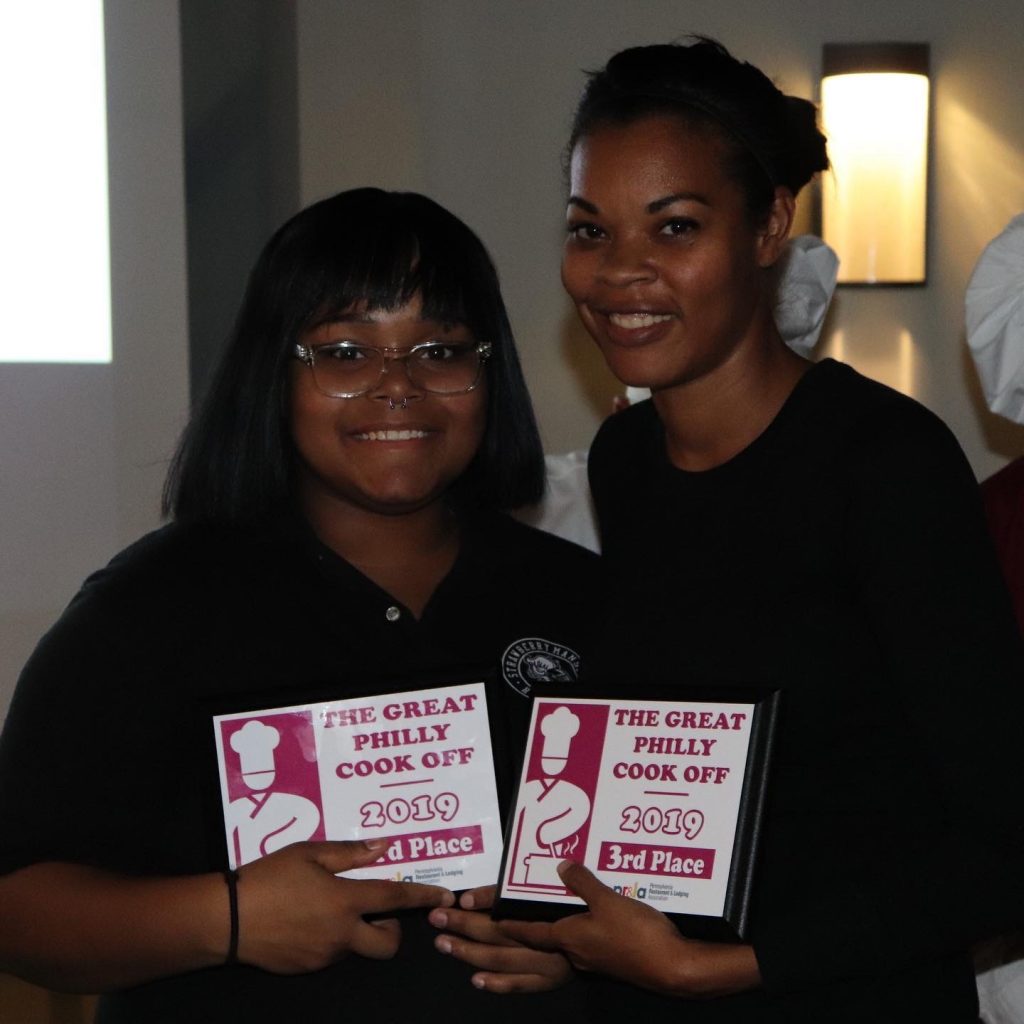 Congratulations to scholar Domonekia Hayes for winning 3rd place in the Second Annual Great Philly Cook Off with her teammate Chef Barbie Marshall!