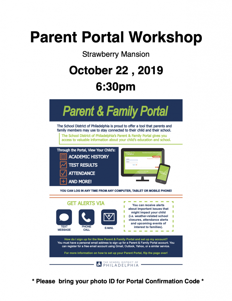 October SAC Meeting & Parent Workshop