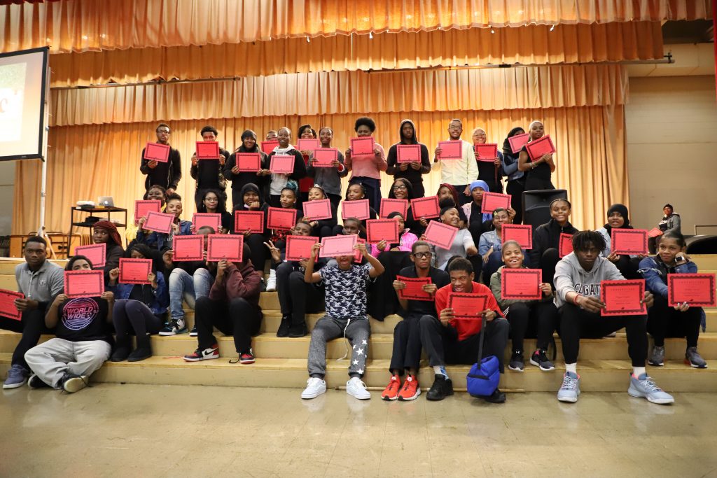 The Strawberry Mansion student and staff family came together for our October Town Hall, in which we celebrated scholars and staff who are exceeding expectations.